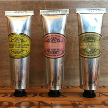 Load image into Gallery viewer, Mini hand cream x 3 - ginger/lime, rose &amp; verbena
