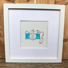 Load image into Gallery viewer, Be the reason framed hand painted print
