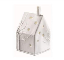 Load image into Gallery viewer, Mini Xmas lighthouse - tree/stars
