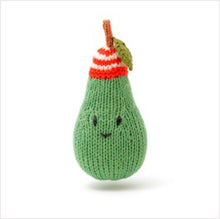 Load image into Gallery viewer, Knitted fruit rattles
