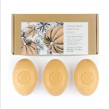 Load image into Gallery viewer, Pumpkin Spice soap set (3 soaps)
