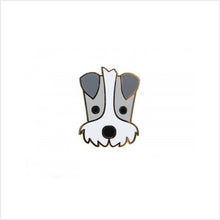 Load image into Gallery viewer, Schnauzer enamel pin
