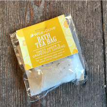 Load image into Gallery viewer, Bath tea bag - sweet amber &amp; grapefruit ginseng
