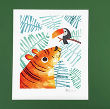 Load image into Gallery viewer, Tiger &amp; toucan print

