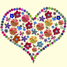 Load image into Gallery viewer, Bird heart card
