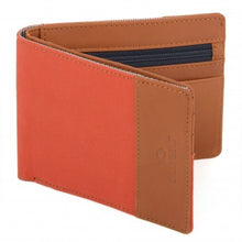 Load image into Gallery viewer, Leather wallet - orange brick
