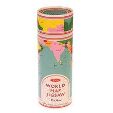 Load image into Gallery viewer, World map puzzle in a tube
